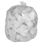 Genuine Joe Clear Trash Can Liners, 16 gal, 500/carton, GJO01011